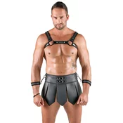 Svenjoyment Gladiator Skirt & Chest Harness Set 2180545 Black L