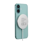 OEM Mayaxess, Polnilnik za iPhone 16/16 Plus/16 Pro/16 Pro Max/16e Magsafe magnetni 15W, Bela, (5000275932)