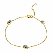 Looi & Co Bracelet Yellow Gold (18k) / White Gold (18k) 5B907GW8-4