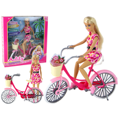 Anlily set majka i kci na roza biciklima