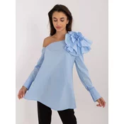 Blouse-LK-BZ-509656.21-light blue