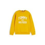 TOMMY HILFIGER Majica BRAND LOVE rumena/bela