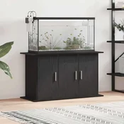 vidaXL Stojalo za akvarij črn hrast 101x41x58 cm inženirski les