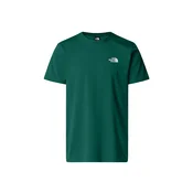 THE NORTH FACE Majica Evolution Simple Dome temno zelena