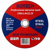 Botech Rezna ploca, Inox, 230x1,9x22mm