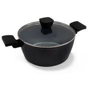 BE Living Posuda za kuhanje s poklopcem Delight Black 24 cm