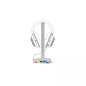 RAZER Držač za slušalice Base Station V2 Chroma Mercury (USB 3.1; 7.1 Surround Sound)