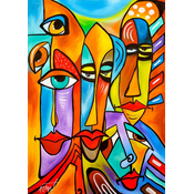 Enjoy - Puzzle Bico Faces - 1 000 kosov