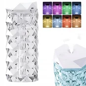 Vlažilec zraka difuzor aromaterapija LED RGB USB 1000ml kristal