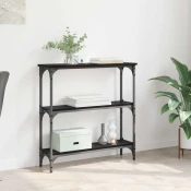 Konzolna stolica Crni hrast 75 x 22,5 x 75 cm Konstruirano drvo