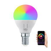 Immax NEO 07745L - LED RGB+CCT prigušiva sijalica E14/6W/230V 2700-6500K Wi-Fi