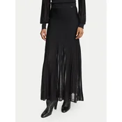 Fracomina Maxi krilo FR26WG4004K416F9 Črna Flare Fit