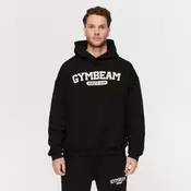 GymBeam Dukserica s kapuljacom Varsity Black XXXL