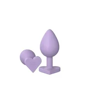 Love Signal Heart Plug Medium – silikonski analni plug, 8.5 cm
