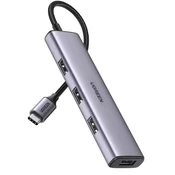 UGREEN CM473 USB 3.0 Adapter HUB USB-C v 4xUSB