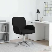 vidaXL vidaXL vrtljiva pisarniška stol 54 x 58 x 90 cm Črna Blago, (5000302302)