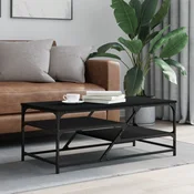 Stolic za kavu crni 100 x 49 x 40 cm od konstruiranog drva