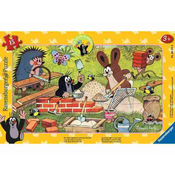 Ravensburger 15 delna sestavljanka Krtek, gradimo 6151