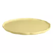 Serving platter, ceramics, 31cm, Vanilla, Madeleine - Emile Henry