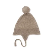 Konges Slojd kapa s cofom otroška z volno MATTOU KNIT HELMET