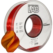 Professional Lab Silk PLA Dvojna Barva rdeča zlata filament 1.75mm - Professional Lab Sijajni Filament za 3D Tisk (1kg Kolut)