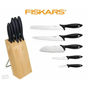 Fiskars Osnovni komplet 5 nožev v bloku