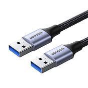 NEW TPE pleteni kabel USB 3.0 5Gb/s 1 m sive barve