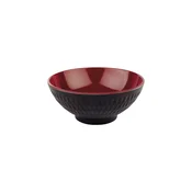 APS ASIA Plus skleda, črna/rdeča, prostornina: 0,35 litra, 55 mm, premer: 130 mm