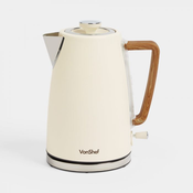 VonShef grelnik vode Cream & Wood 1,7L