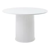 Okrogla jedilna miza o 120 cm Nola – Unique Furniture