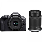 Canon Fotoaparat r100 Objektiv rfs18-45 + Objektiv rfs 55-210 is stm