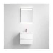 Kopalniška omarica z umivalnikom VIGO + LED ogledalo LED/10W/230V IP44 bela