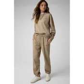 Guess Jeans Hlače iz tkanine 184143 Bež Classic Fit