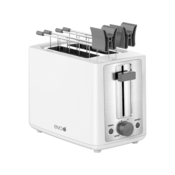 EVA opekač kruha, toaster T9021, 870W, bel, pvc, inox