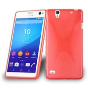 Cadorabo Cadorabo Case, združljiv s Sonyjem v Candy Apple Red - Zaščitna prevleka iz fleksibilnega silikona TPU, (20587137)