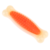 TIAKI igrača za žvečenje z okusom slanine - S: D 10 x Š 3 x V 2 cm