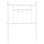 Vidaxl Kovinsko nadomestno vzglavje belo 75 cm