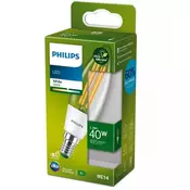 PHILIPS UltraEfficient LED ŽARULJA /E14/2,3W/485lm=40W/3000K/240V B35 CL 50.000h 8719514435759