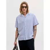 Jack & Jones Srajca Summer 12289191 Modra Relaxed Fit
