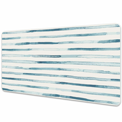 Decormat Podloga za pisalno mizo Blue lines 100x50 cm