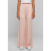 Womens Viscose Resort Pants - Pink