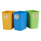 Komplet 3 košev za odpadke Curver ECO, 25 l