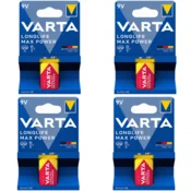 shumee Varta LL MAX PP3 9V alkalna baterija mikrofonski senzor CO kocka x4