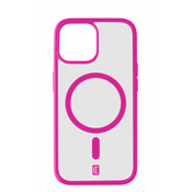 Celularna torbica Pop Mag za iPhone 15 v roza barvi.?Rankni ovitek za iPhone 15 v roza barvi.