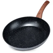 Northix Granitna ponev BLACK&WOOD 28 cm