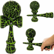 Drvena igra za spretnost Kruzzel - Kendama, zelena i crna