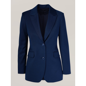 Ženska elegantna brezčasna jakna v temno modri barvi 16880