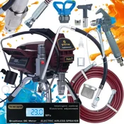 Rosfix Pulse D Brizgalka Za Barvo – 2000 W, 20 Mpa, Največja Šoba 0,019, 2 L/Min, Easyperformance | Električna Regulacija, 15 M Cev, (5000211860)