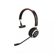 Jabra EVOLVE 40 MS Mono USB Headband, Noise cancelling, USB and 3.5 jack connectivity, with mute-button and volume control on the cord, Busylight , Discret boomarm, Microsoft optimized (6393-823-109)