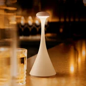 Sigor LED namizna svetilka Nudrop mini z možnostjo ponovnega polnjenja, dune beige, - Dnevna soba/jedilnica - sipina bež barva - Aluminij